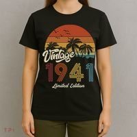 82nd Birthday Vintage Limited Edition 1941 T-Shirt thumb 4