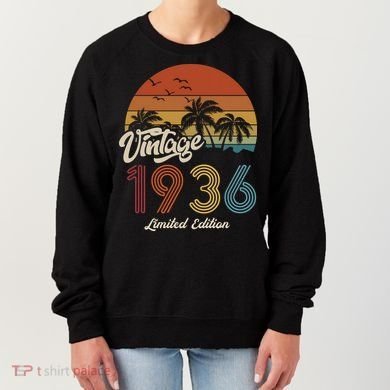 87th Birthday Vintage Limited Edition 1936 Women's Sweatshirt