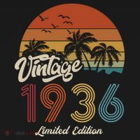 87th Birthday Vintage Limited Edition 1936 T-Shirt thumb 7