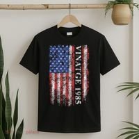 37th Birthday Vintage American Flag 1985 T-Shirt thumb 2