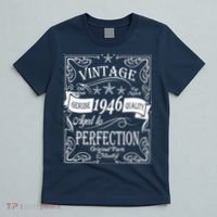 80th Birthday Vintage 1946 Genuine Quality Age To Perfection Original Parts Mostly T-Shirt thumb 5