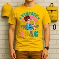 80th Birthday Vintage Rosie The Riveter 1946 Original Part  T-Shirt thumb 6