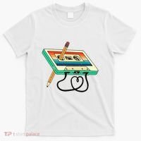 80s Cassette Tape Pencil 1980s Retro Vintage Throwback Music T-Shirt thumb 0