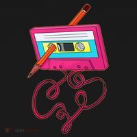 80s Cassette Tape Pencil 1980s Retro Vintage Music T-Shirt thumb 7