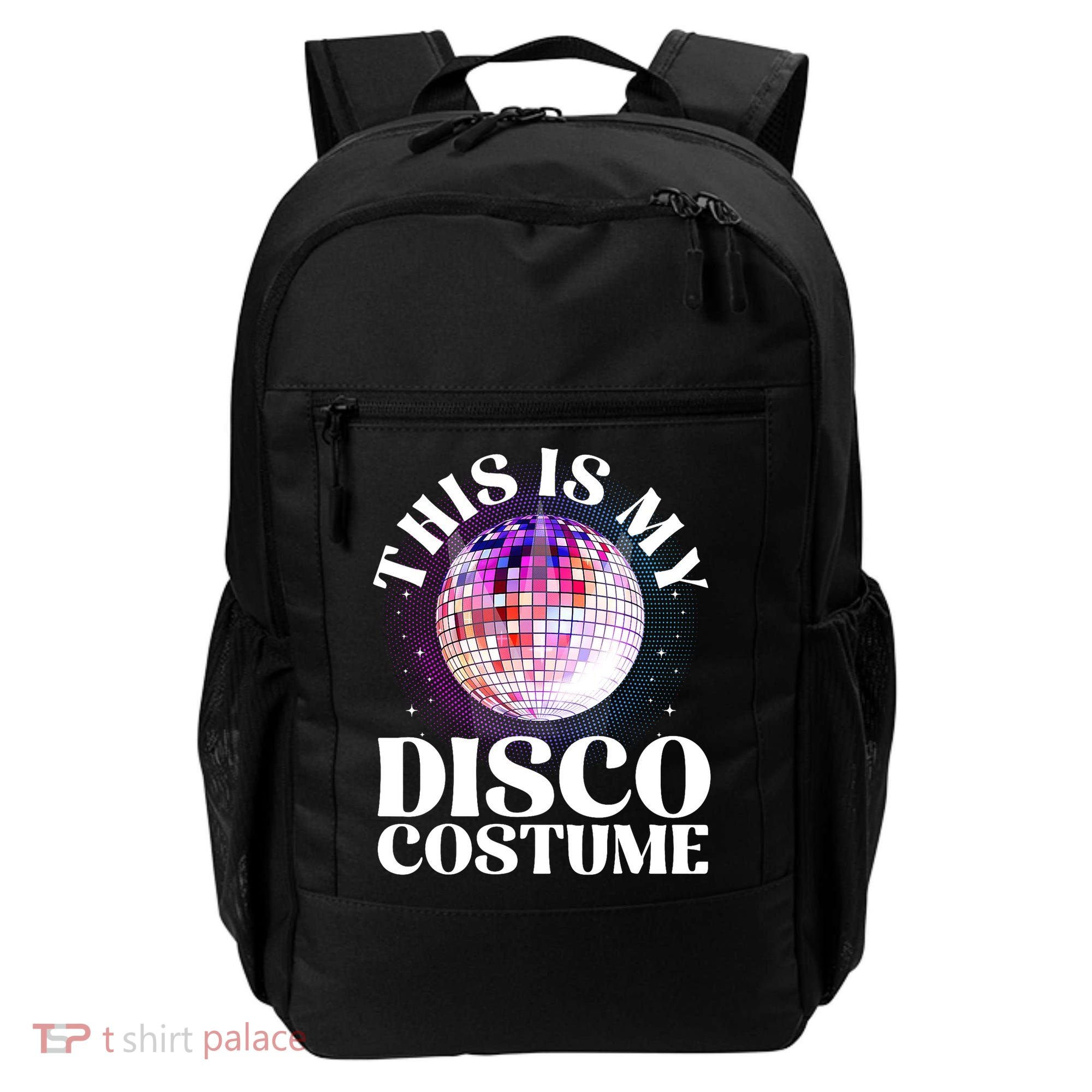 80s Disco Art 70s Ball Costume Disco Dance Backpack