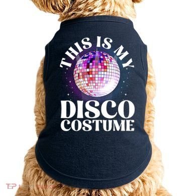 80s Disco Art 70s Ball Costume Disco Dance Doggie Tank