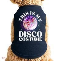 80s Disco Art 70s Ball Costume Disco Dance Doggie Tank thumb 0