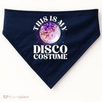 80s Disco Art 70s Ball Costume Disco Dance USA-Made Doggie Bandana thumb 0