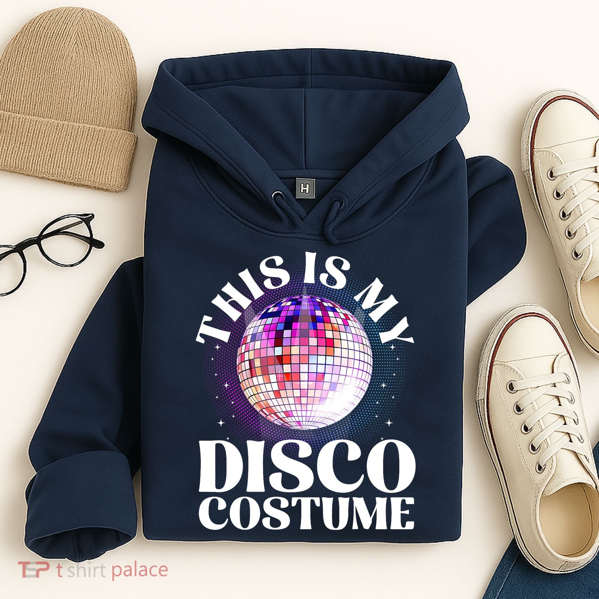 80s Disco Art 70s Ball Costume Disco Dance Hoodie