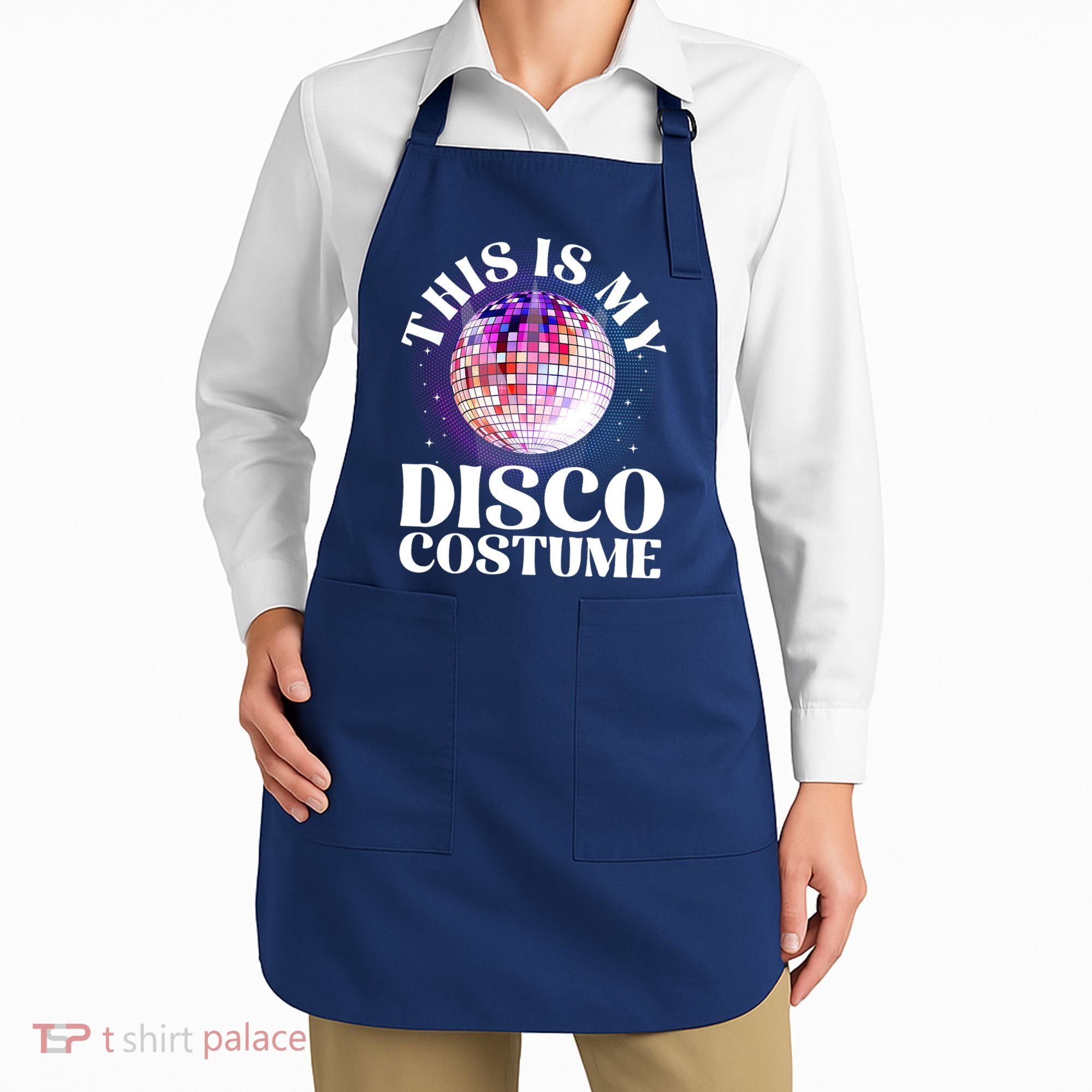 80s Disco Art 70s Ball Costume Disco Dance Apron