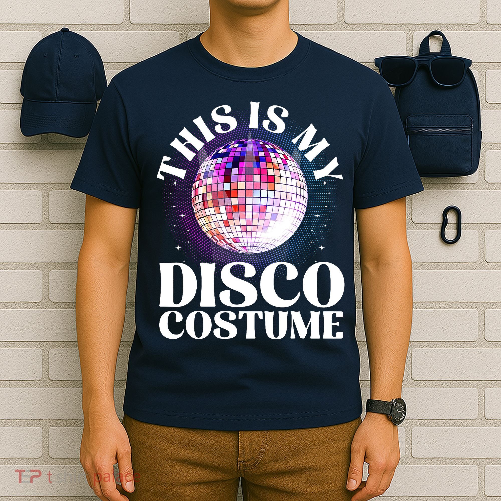 80s Disco Art 70s Ball Costume Disco Dance T-Shirt