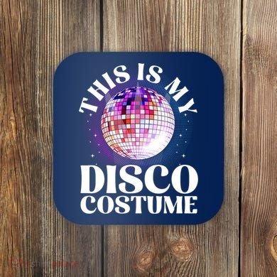80s Disco Art 70s Ball Costume Disco Dance Coaster