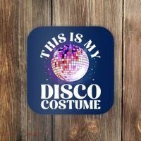 80s Disco Art 70s Ball Costume Disco Dance Coaster thumb 0