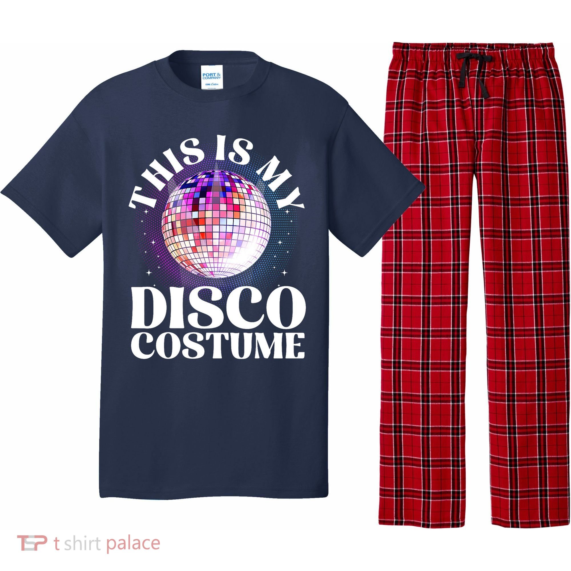 80s Disco Art 70s Ball Costume Disco Dance Pajama Set