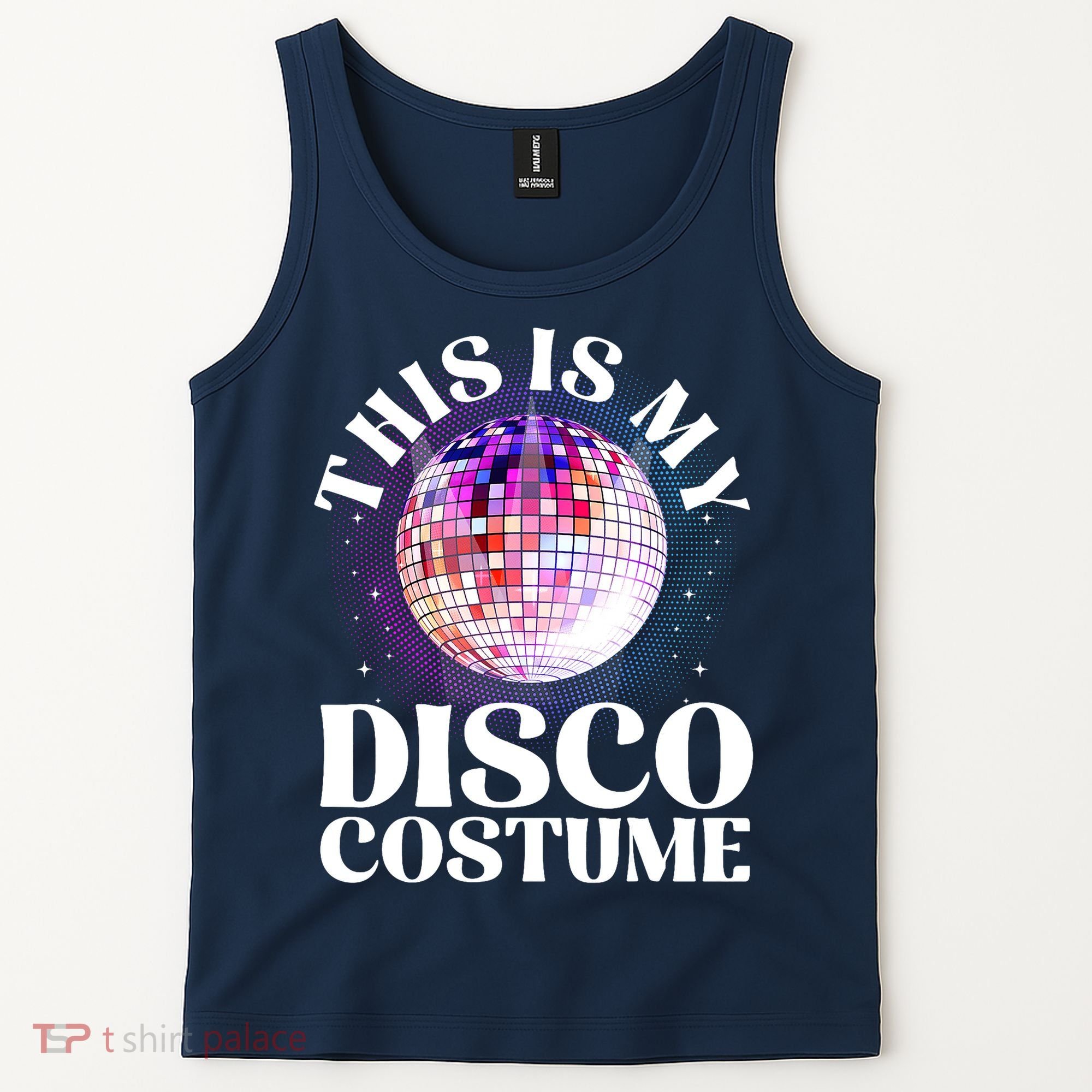 80s Disco Art 70s Ball Costume Disco Dance Tank Top
