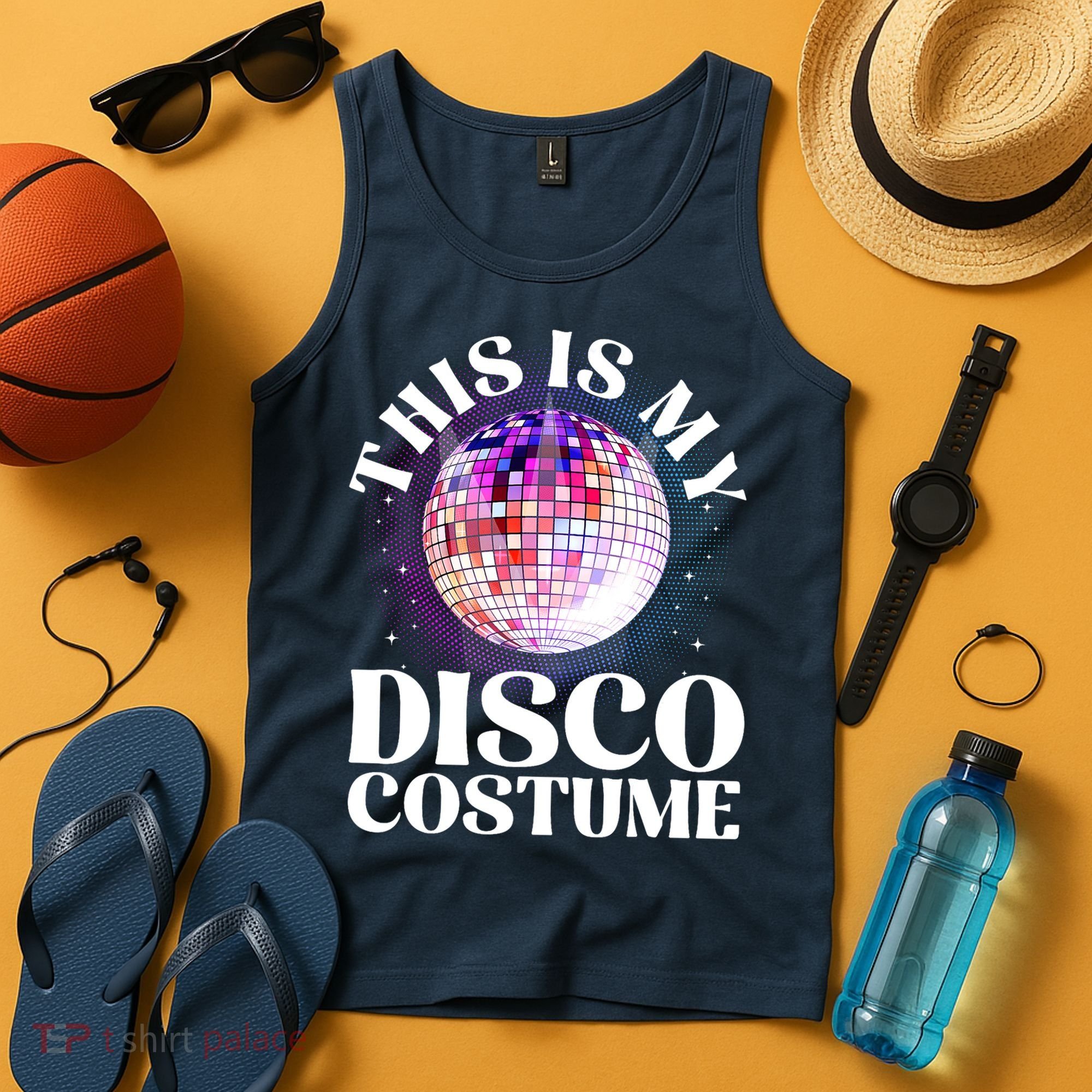 80s Disco Art 70s Ball Costume Disco Dance Tank Top