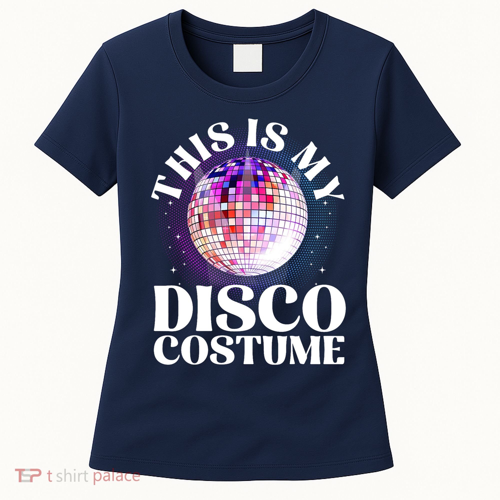 80s Disco Art 70s Ball Costume Disco Dance Women's T-Shirt