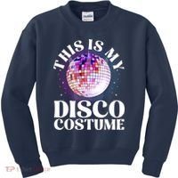80s Disco Art 70s Ball Costume Disco Dance Kids Sweatshirt thumb 0