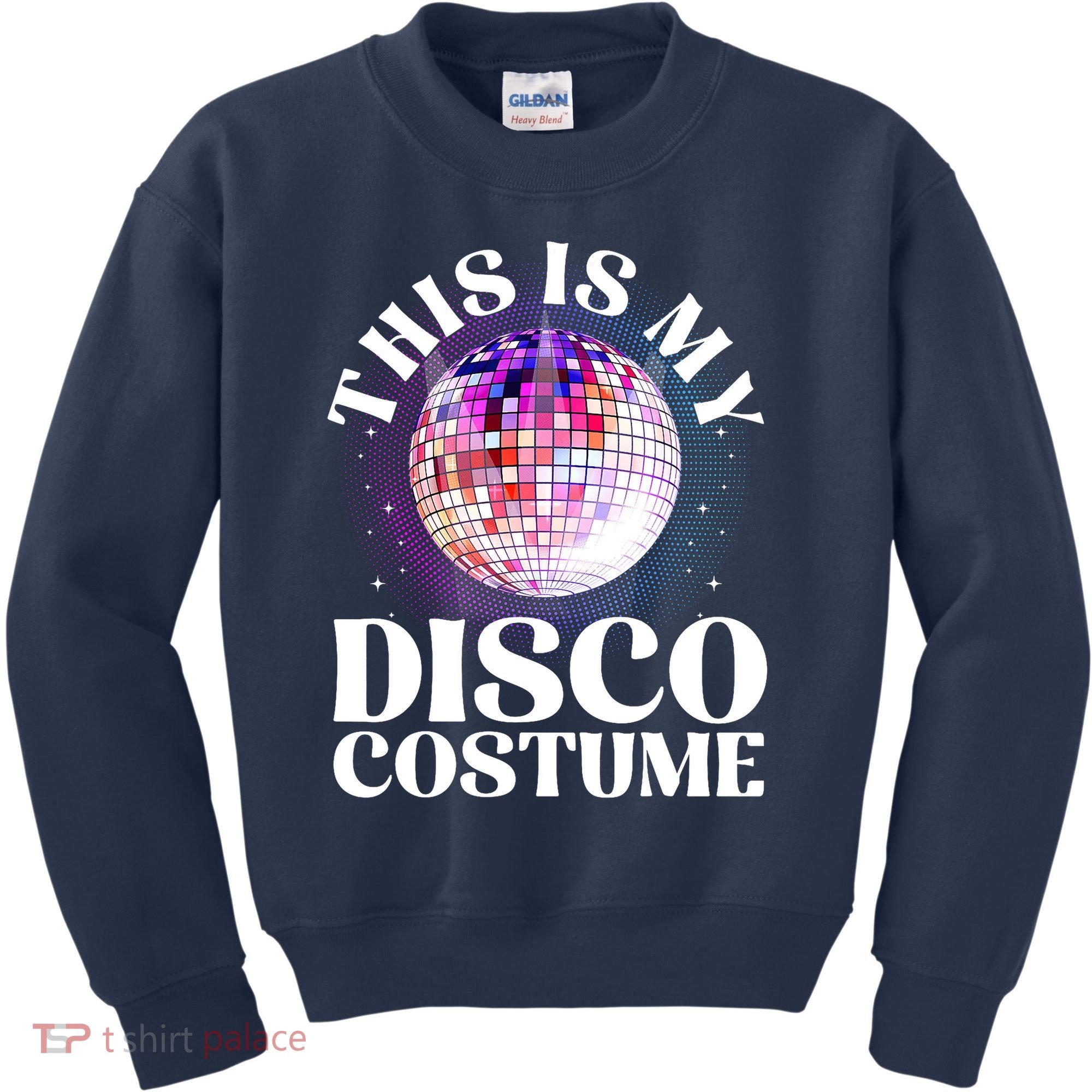 80s Disco Art 70s Ball Costume Disco Dance Kids Sweatshirt