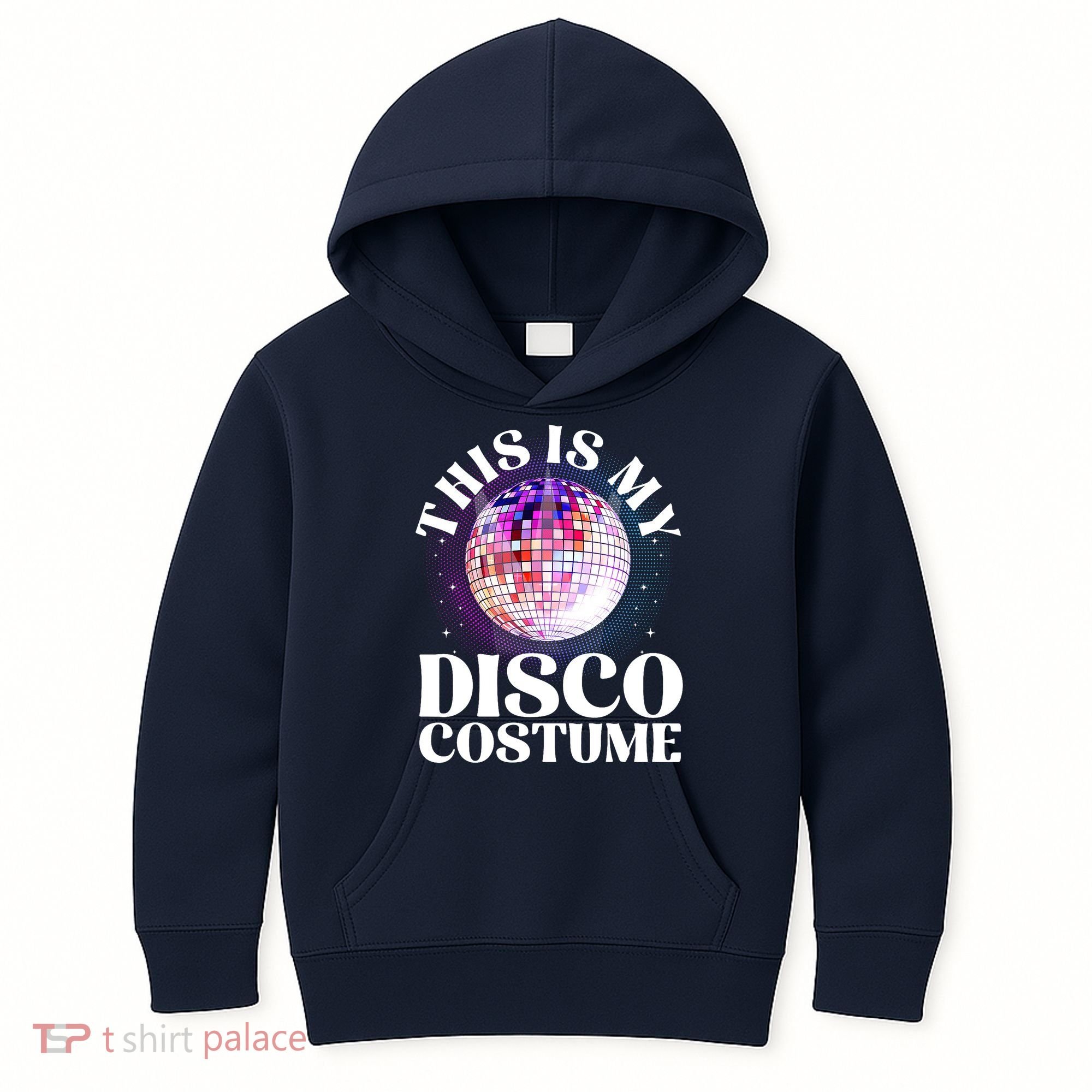 80s Disco Art 70s Ball Costume Disco Dance Kids Hoodie