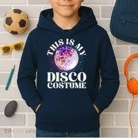 80s Disco Art 70s Ball Costume Disco Dance Kids Hoodie thumb 2