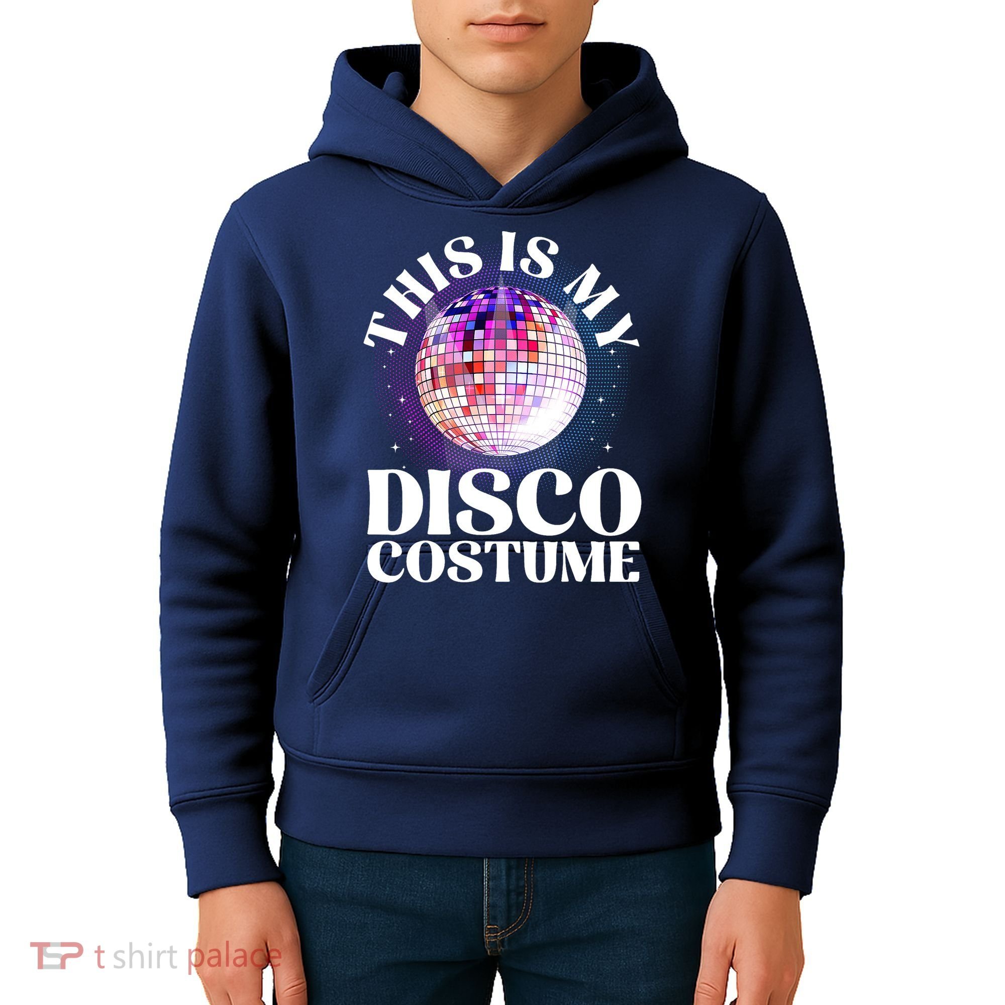 80s Disco Art 70s Ball Costume Disco Dance Kids Hoodie