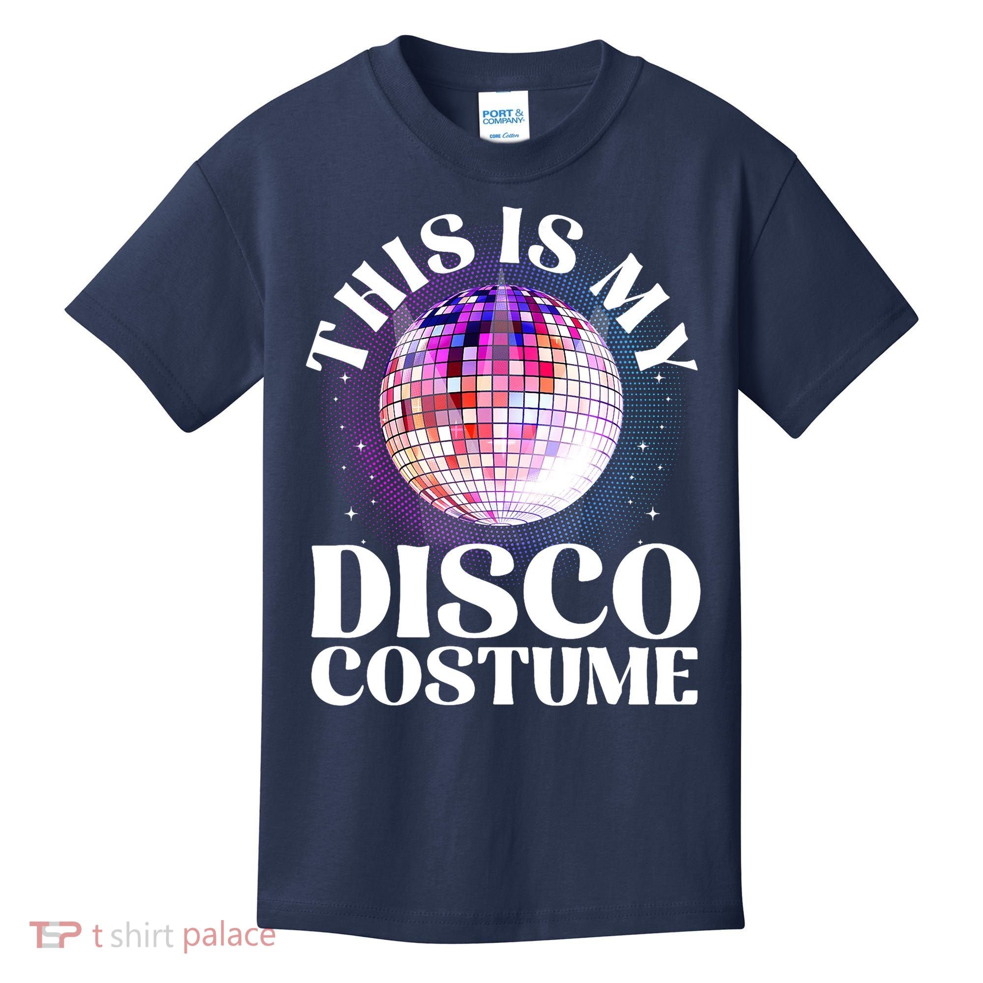 80s Disco Art 70s Ball Costume Disco Dance Kids T-Shirt
