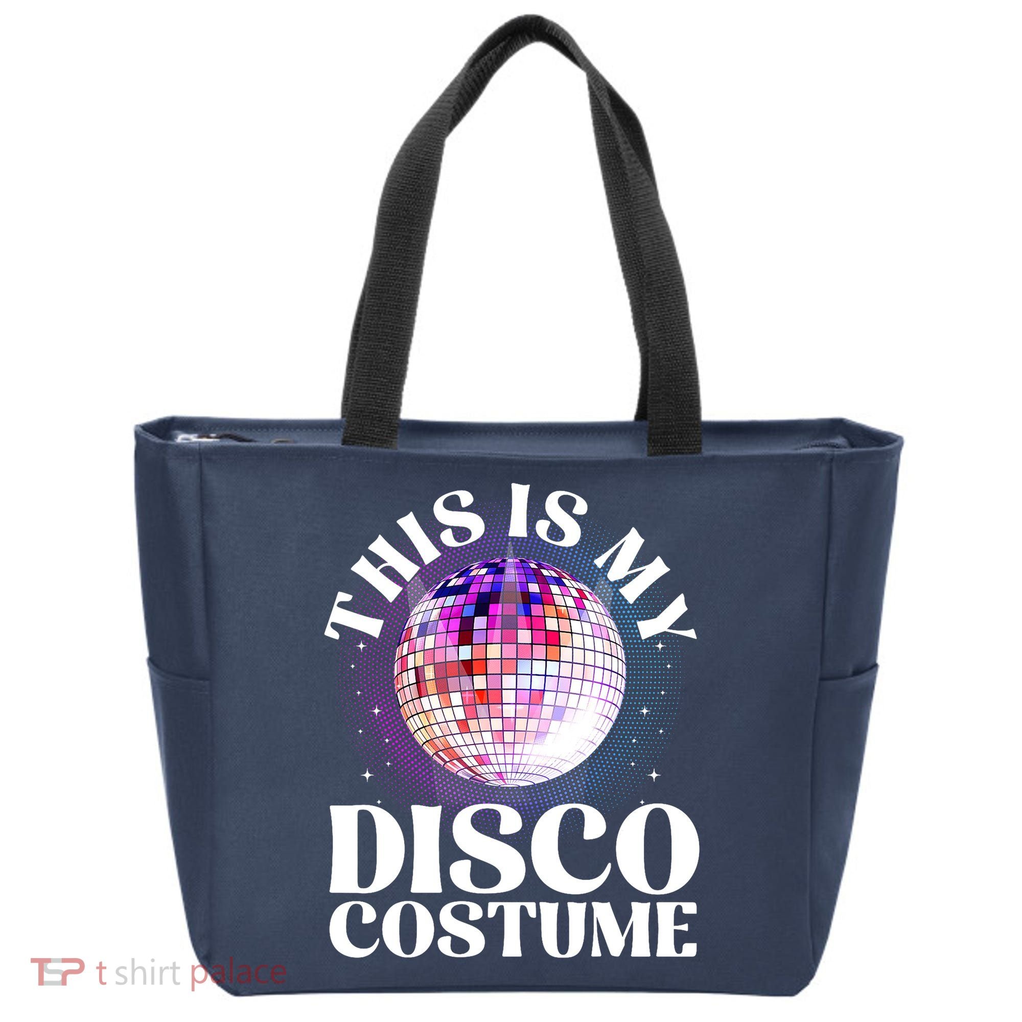 80s Disco Art 70s Ball Costume Disco Dance Tote Bag