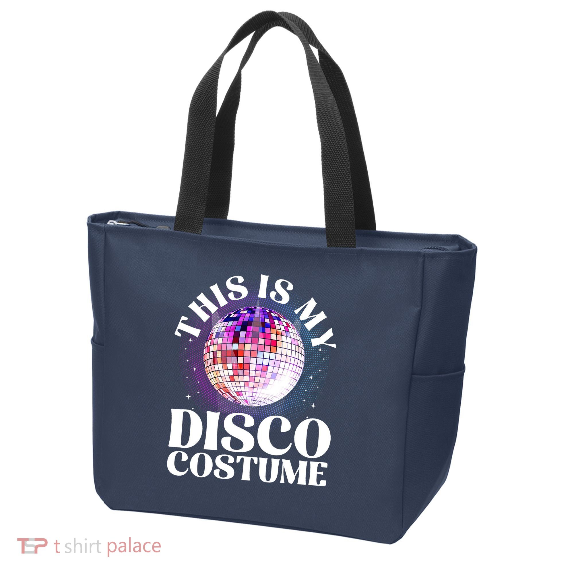 80s Disco Art 70s Ball Costume Disco Dance Tote Bag