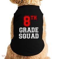 8th Eighth Grade Squad Back To School Teacher Gift Doggie Tank thumb 0