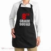 8th Eighth Grade Squad Back To School Teacher Gift Apron thumb 2