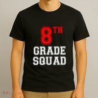 8th Eighth Grade Squad Back To School Teacher Gift T-Shirt thumb 3