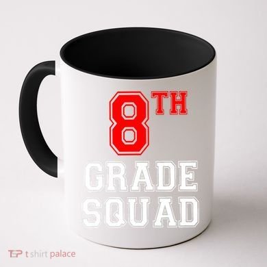 8th Eighth Grade Squad Back To School Teacher Gift Coffee Mug