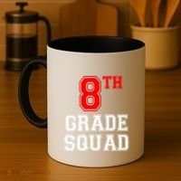 8th Eighth Grade Squad Back To School Teacher Gift Coffee Mug thumb 4