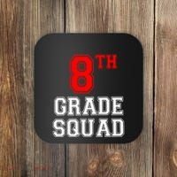 8th Eighth Grade Squad Back To School Teacher Gift Coaster thumb 0