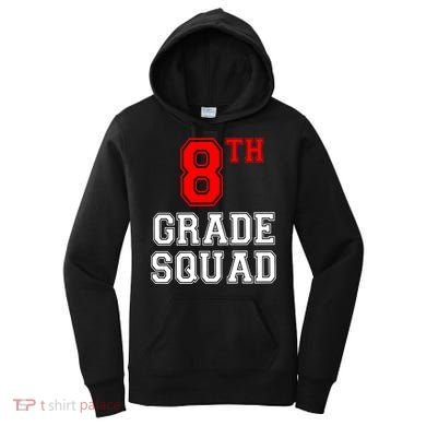 8th Eighth Grade Squad Back To School Teacher Gift Women's Hoodie