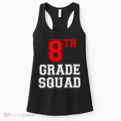 8th Eighth Grade Squad Back To School Teacher Gift Women's Tank Top