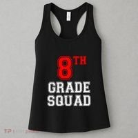 8th Eighth Grade Squad Back To School Teacher Gift Women's Tank Top thumb 3
