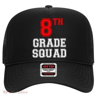 8th Eighth Grade Squad Back To School Teacher Gift Hat