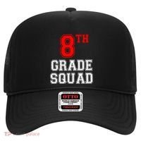 8th Eighth Grade Squad Back To School Teacher Gift Hat thumb 0