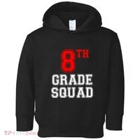 8th Eighth Grade Squad Back To School Teacher Gift Toddler Hoodie thumb 0