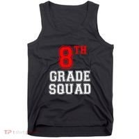 8th Eighth Grade Squad Back To School Teacher Gift Tank Top thumb 0