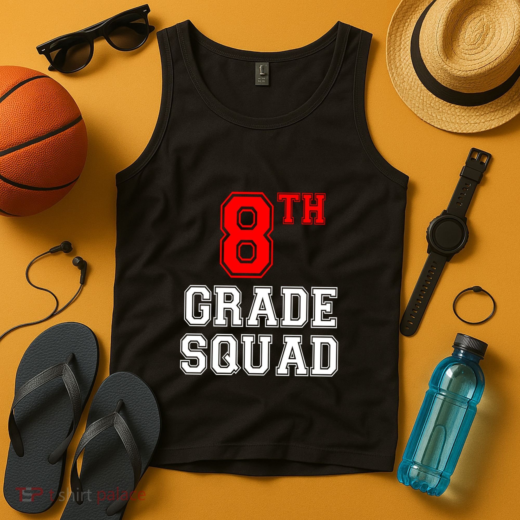 8th Eighth Grade Squad Back To School Teacher Gift Tank Top