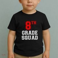 8th Eighth Grade Squad Back To School Teacher Gift Toddler T-Shirt thumb 2