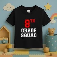 8th Eighth Grade Squad Back To School Teacher Gift Toddler T-Shirt thumb 3