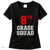 8th Eighth Grade Squad Back To School Teacher Gift Women's T-Shirt thumb 0