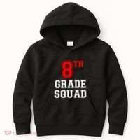 8th Eighth Grade Squad Back To School Teacher Gift Kids Hoodie thumb 0
