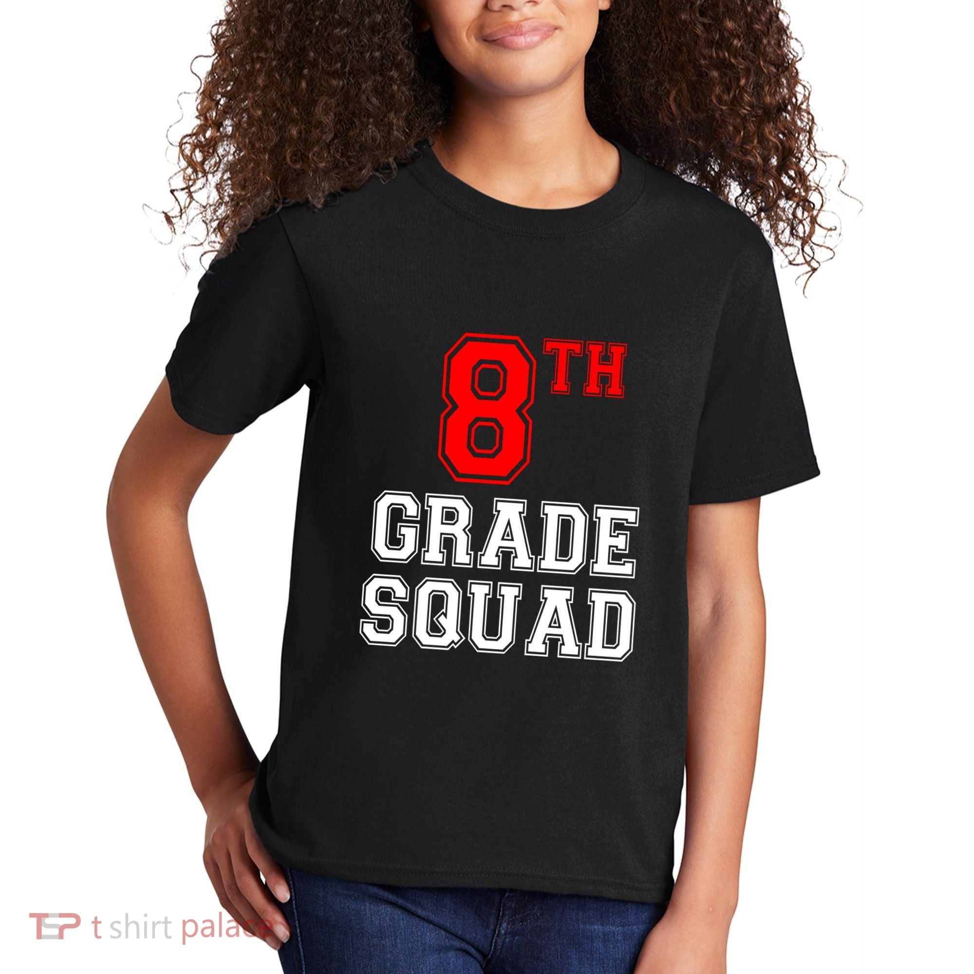 8th Eighth Grade Squad Back To School Teacher Gift Kids T-Shirt