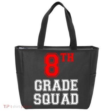 8th Eighth Grade Squad Back To School Teacher Gift Tote Bag
