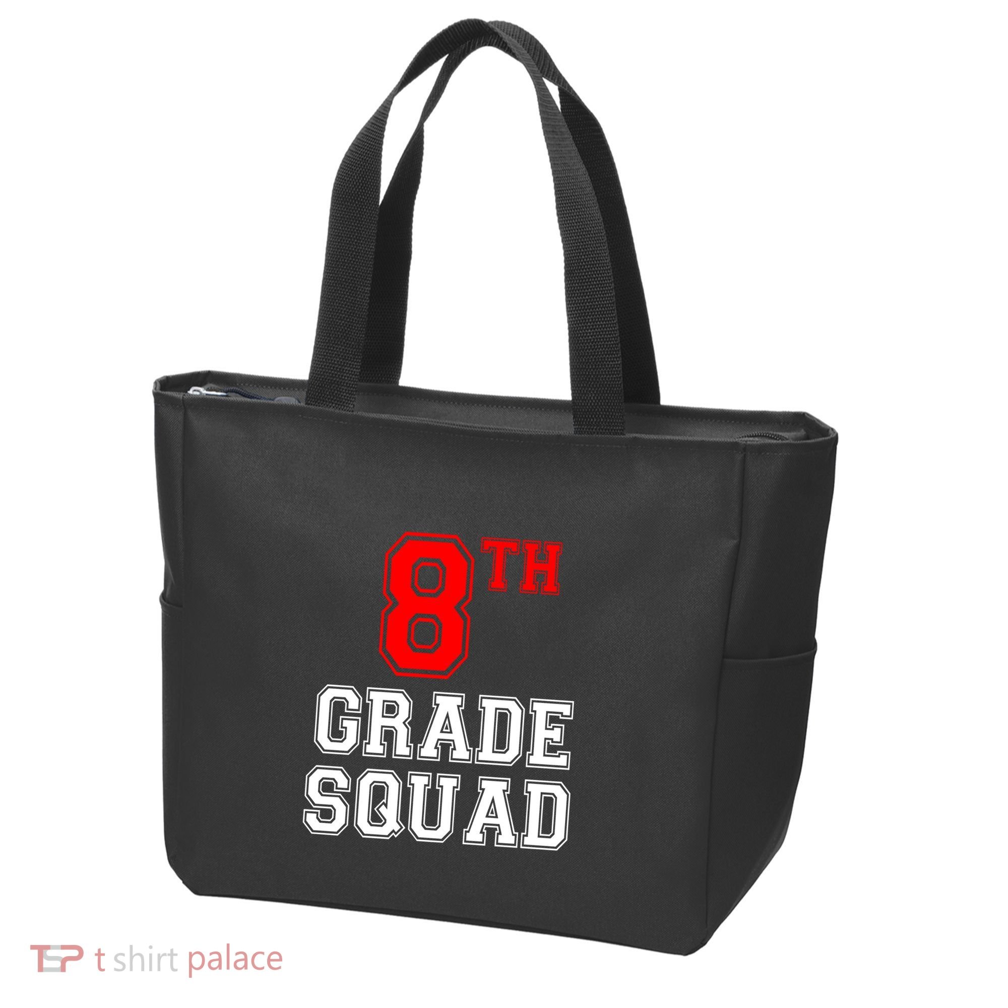 8th Eighth Grade Squad Back To School Teacher Gift Tote Bag